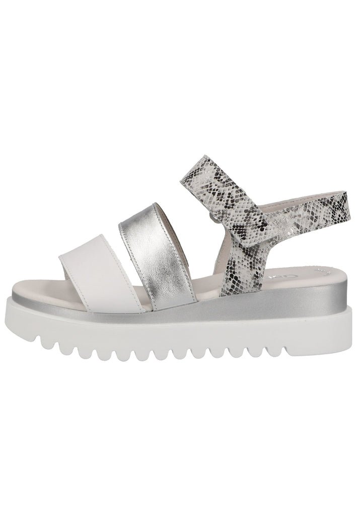 Gabor Sandalen Nappaleder Weiß - surf4shoes