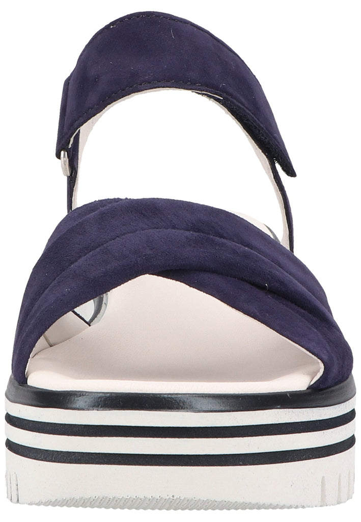 Gabor Sandalen Veloursleder Blau - surf4shoes