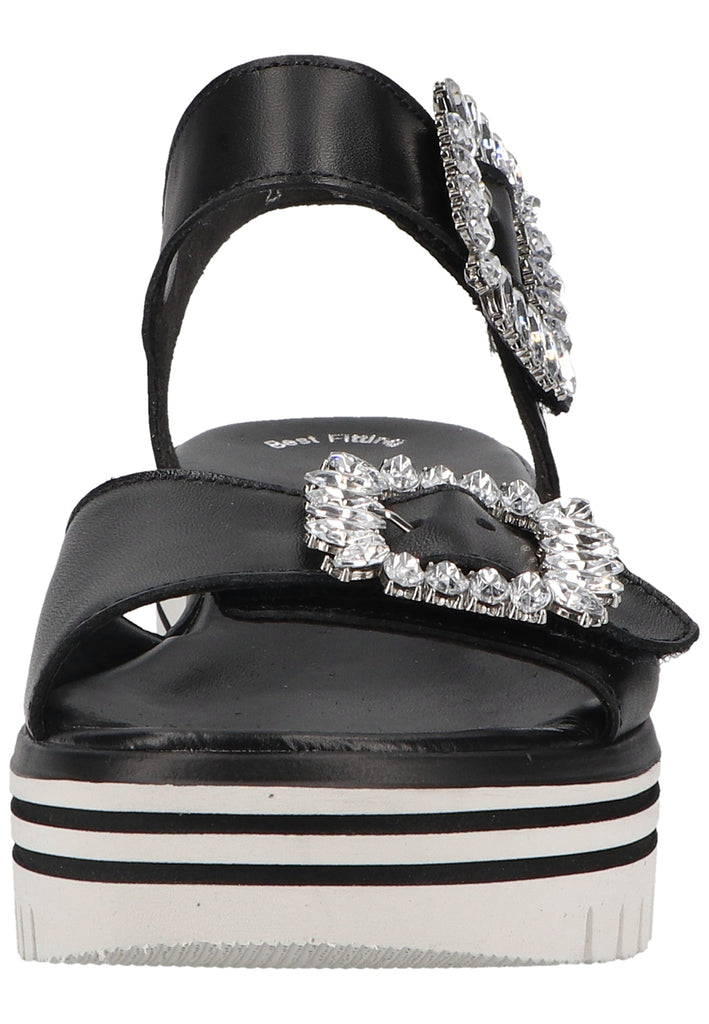 Gabor Sandalen Nappaleder Schwarz - surf4shoes