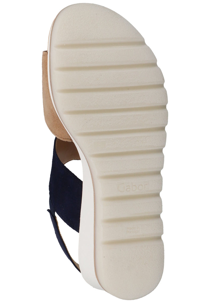 Gabor Sandalen Veloursleder Caramel - surf4shoes