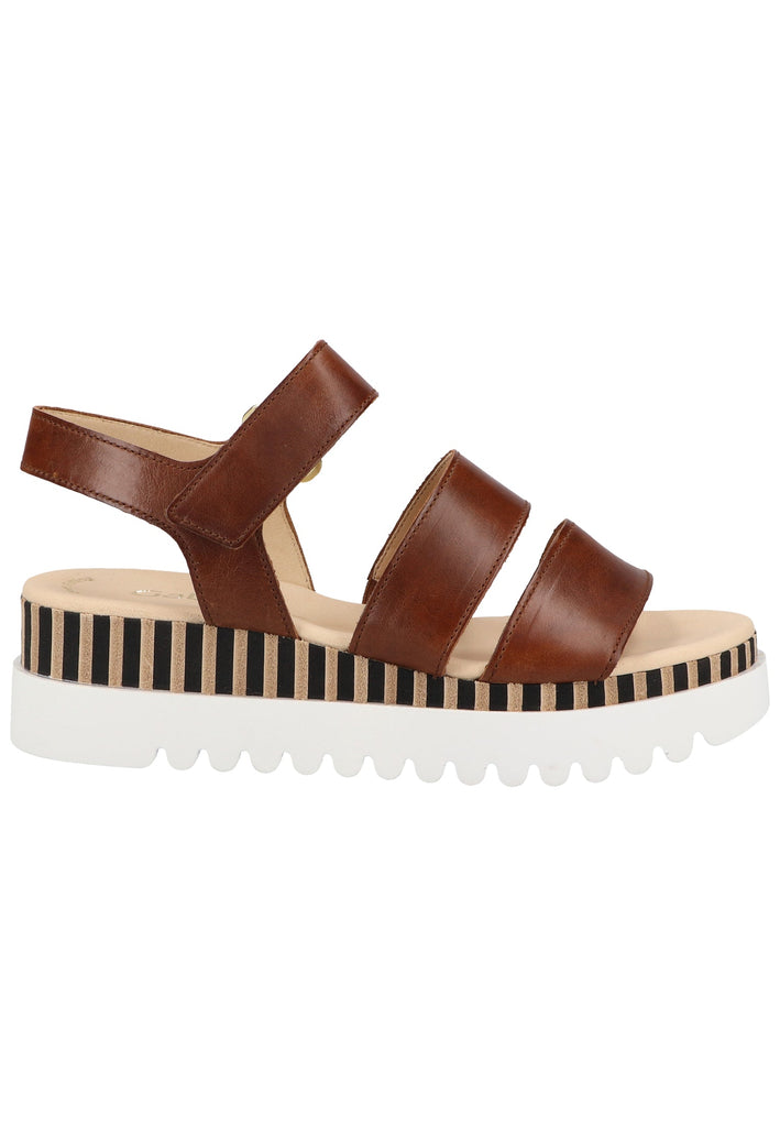 Gabor Sandalen Leder Braun - surf4shoes