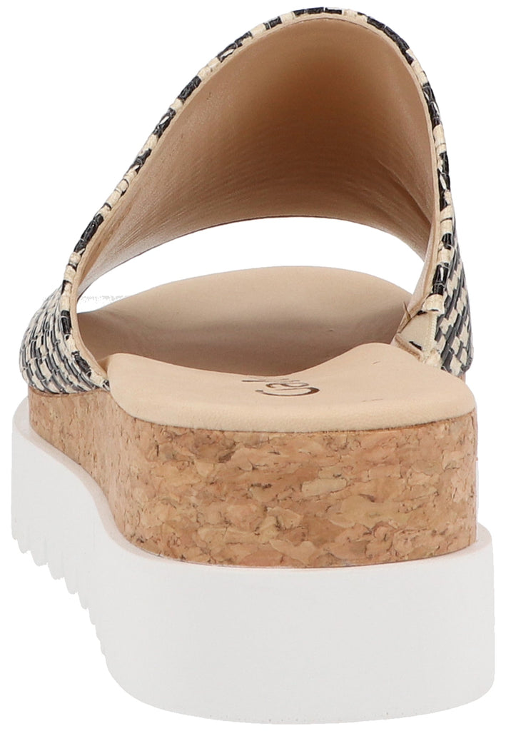 Gabor Pantoletten Leder Schwarz - surf4shoes