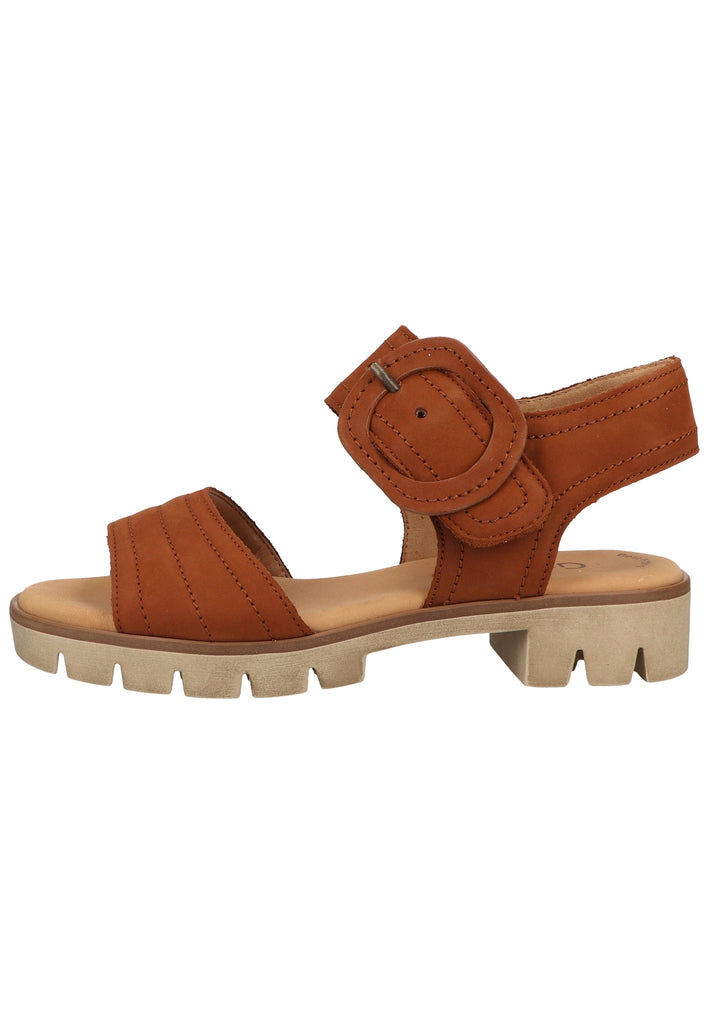 Gabor Sandalen Nubukleder Brandy - surf4shoes
