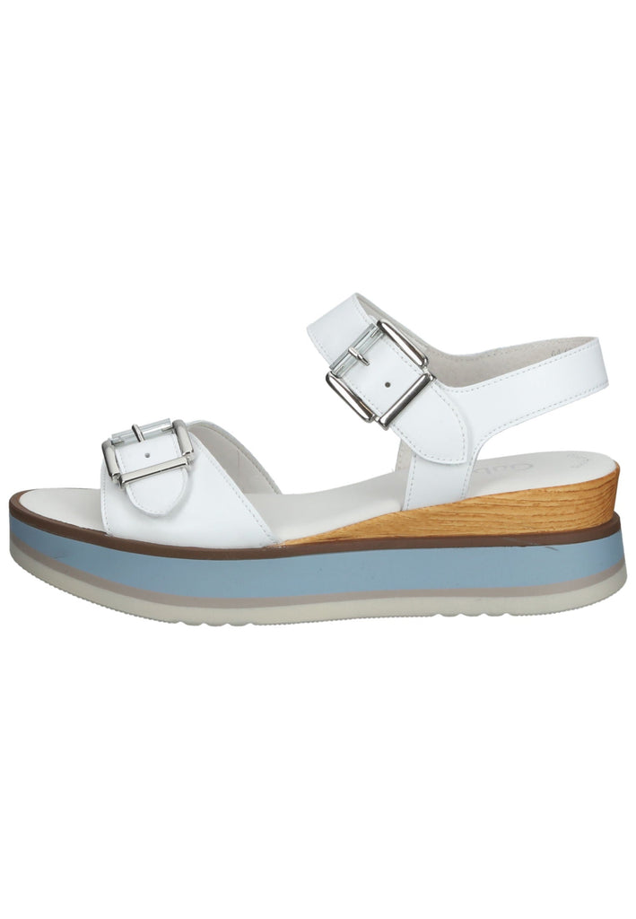Gabor Sandalen Nappaleder Weiß - surf4shoes