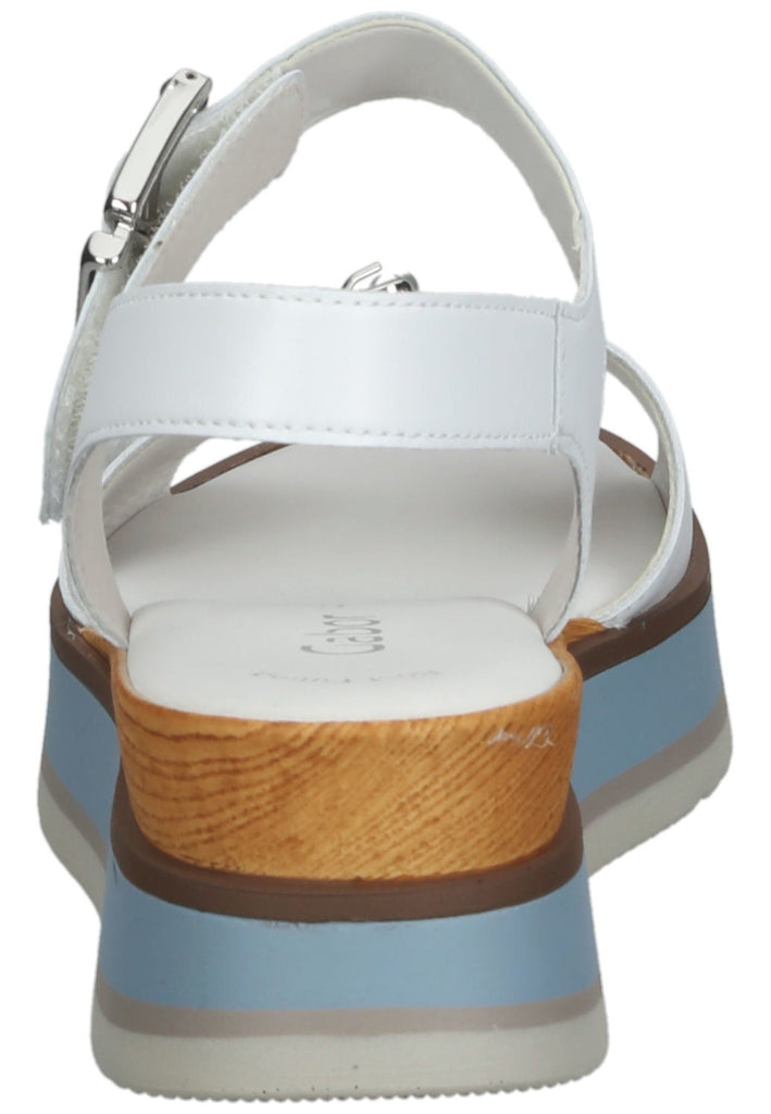 Gabor Sandalen Nappaleder Weiß - surf4shoes