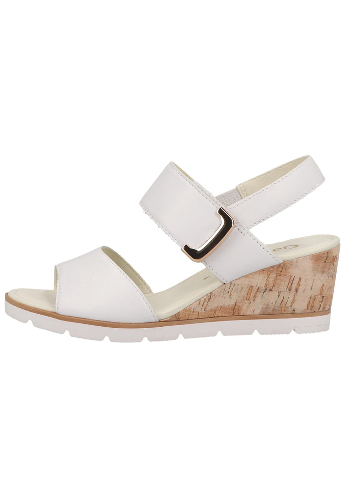 Gabor Sandalen Leder Weiß - surf4shoes