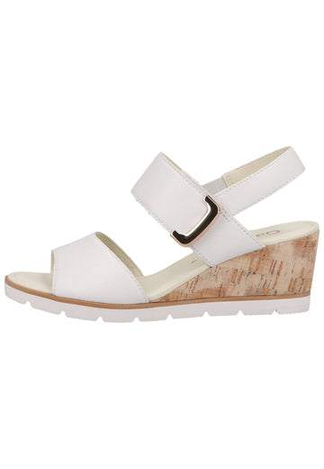 Gabor Sandalen Leder Weiß - surf4shoes