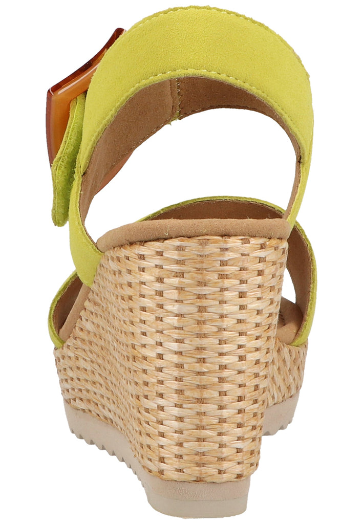 Gabor Sandalen Veloursleder Lemon - surf4shoes