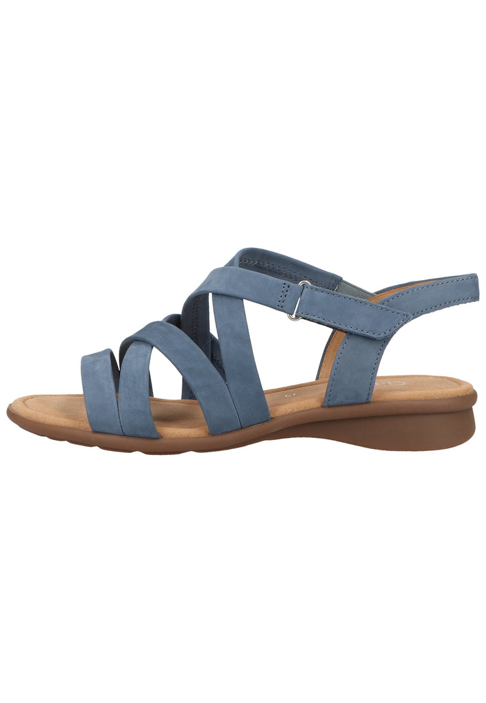 Gabor Sandalen Nubukleder Jeans - surf4shoes