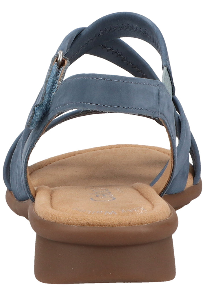 Gabor Sandalen Nubukleder Jeans - surf4shoes