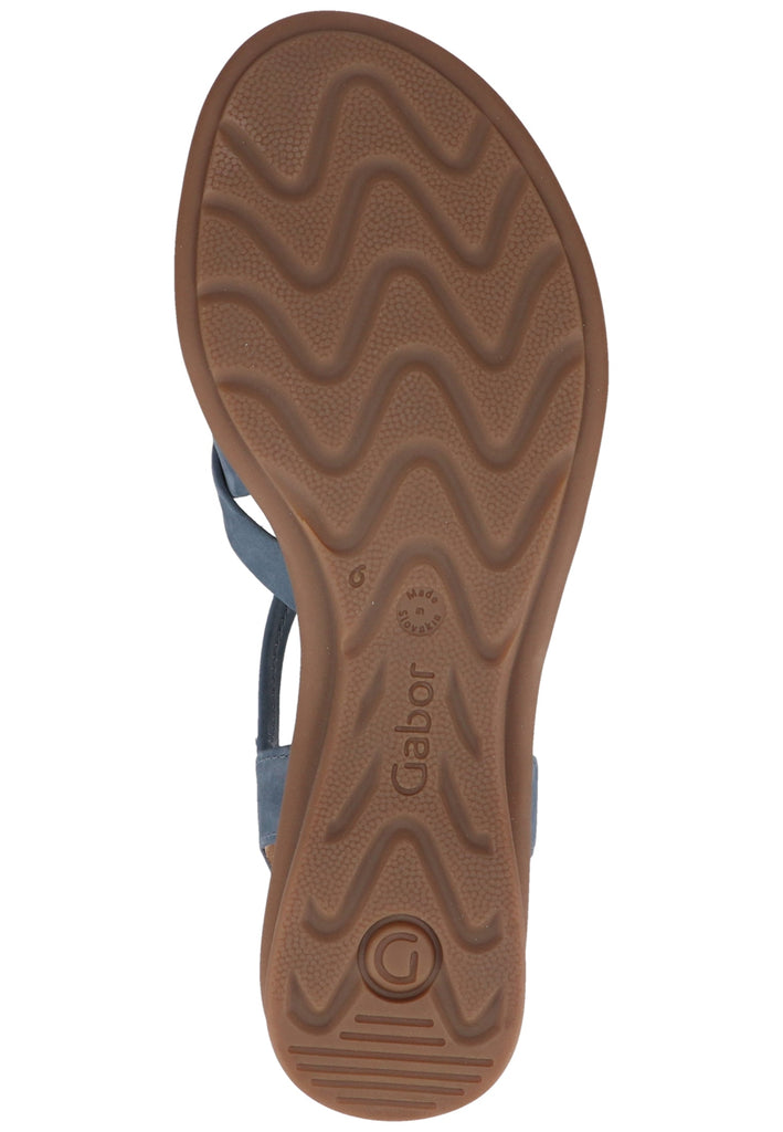 Gabor Sandalen Nubukleder Jeans - surf4shoes