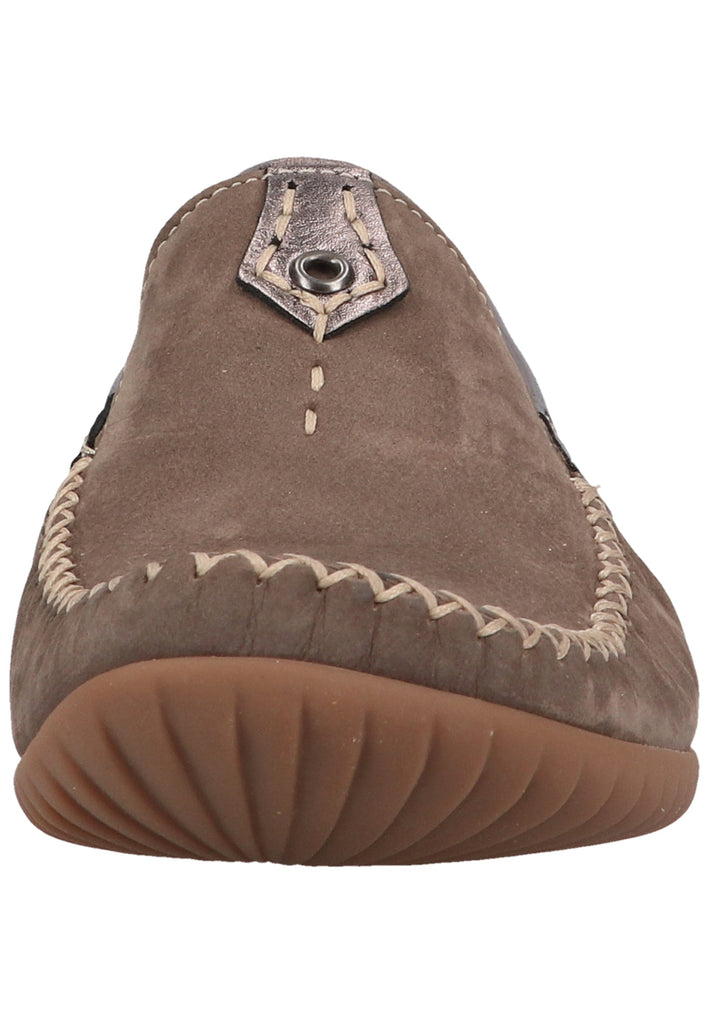 Gabor Slipper Nubukleder Braun - surf4shoes