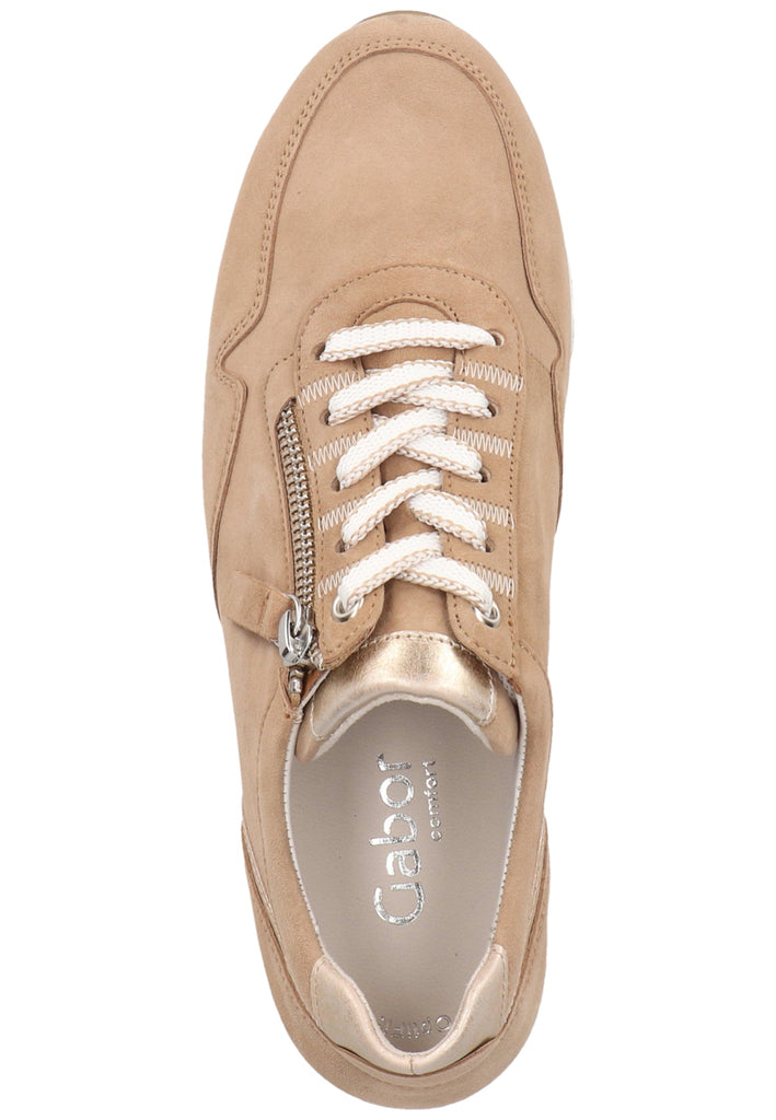Gabor Sneaker Veloursleder Sand - surf4shoes