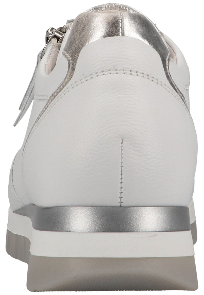 Gabor Sneaker Leder Weiß/Silber - surf4shoes