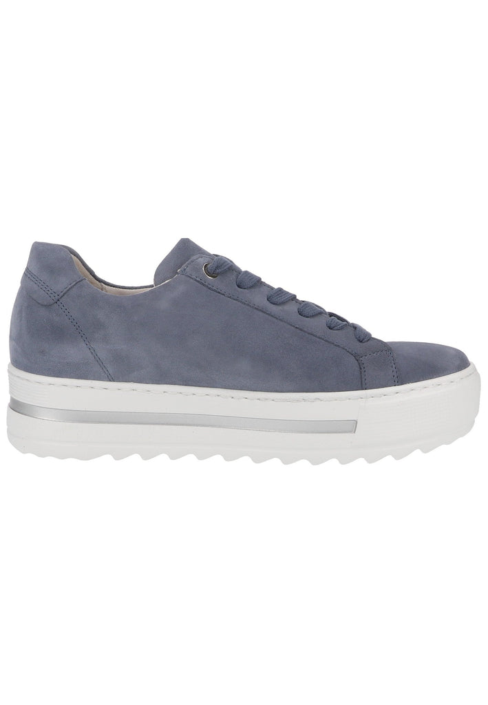 Gabor Sneaker Veloursleder Blau - surf4shoes
