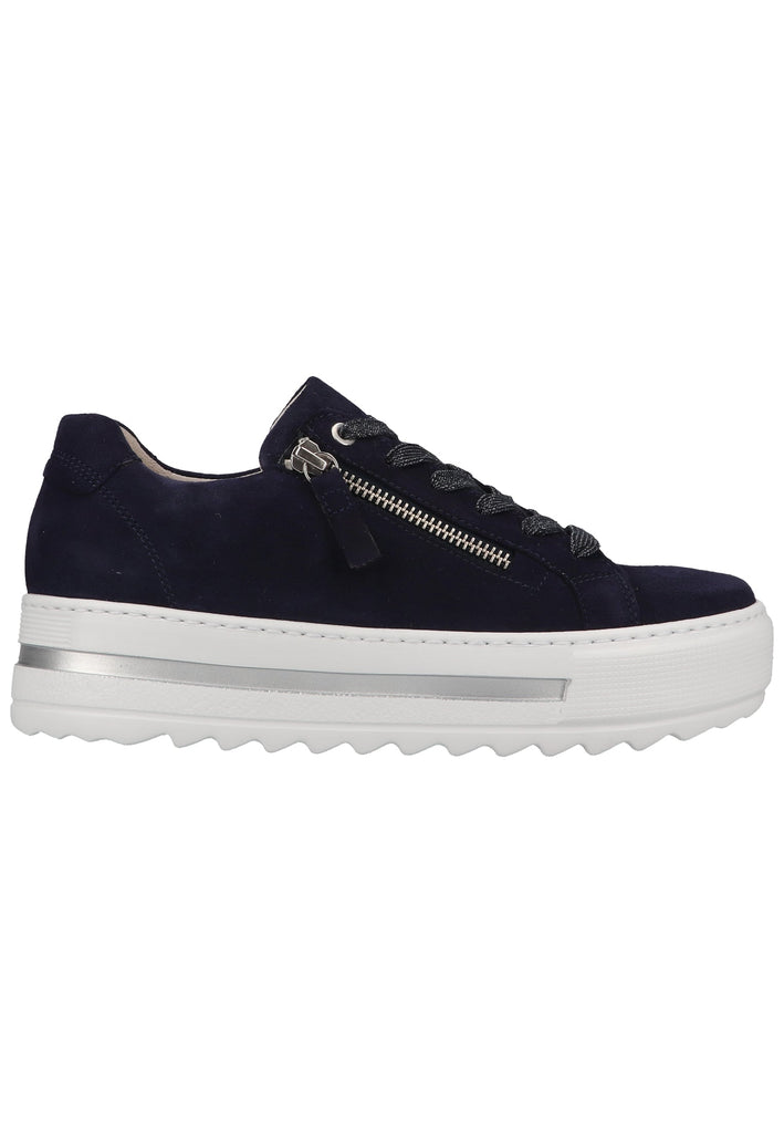 Gabor Sneaker Veloursleder Dunkelblau - surf4shoes