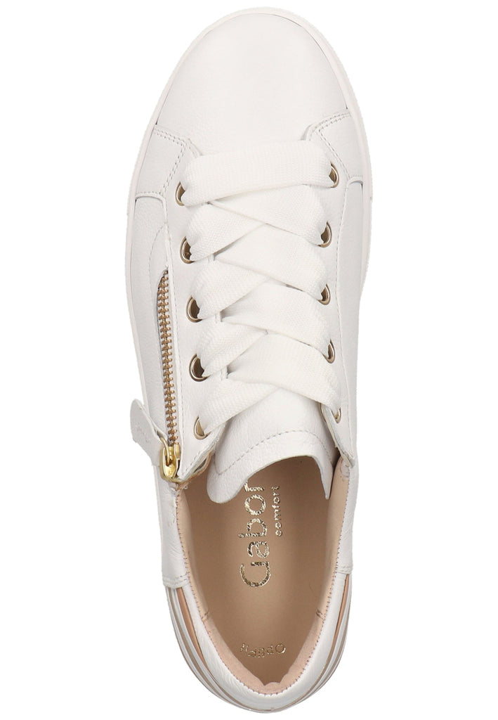 Gabor Sneaker Leder Weiß - surf4shoes