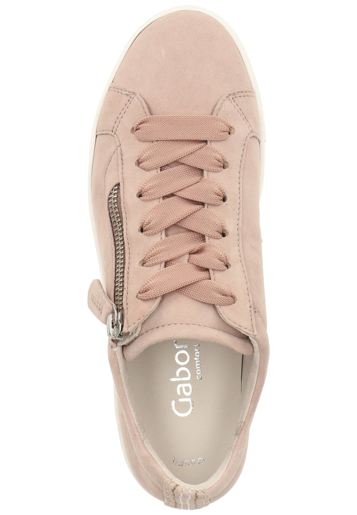 Gabor Sneaker Veloursleder Altrosa - surf4shoes