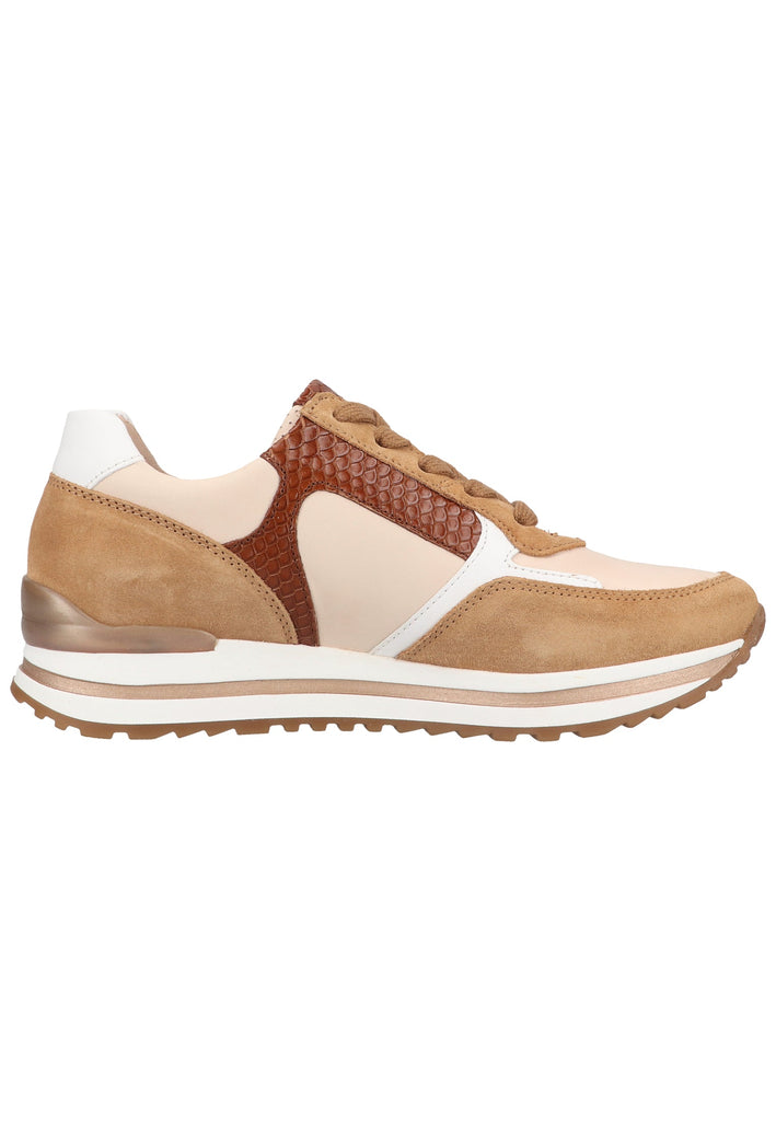 Gabor Sneaker Leder Weiß/Braun - surf4shoes