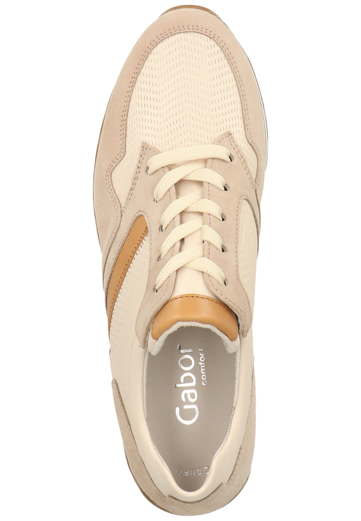Gabor Sneaker Leder Ivory - surf4shoes
