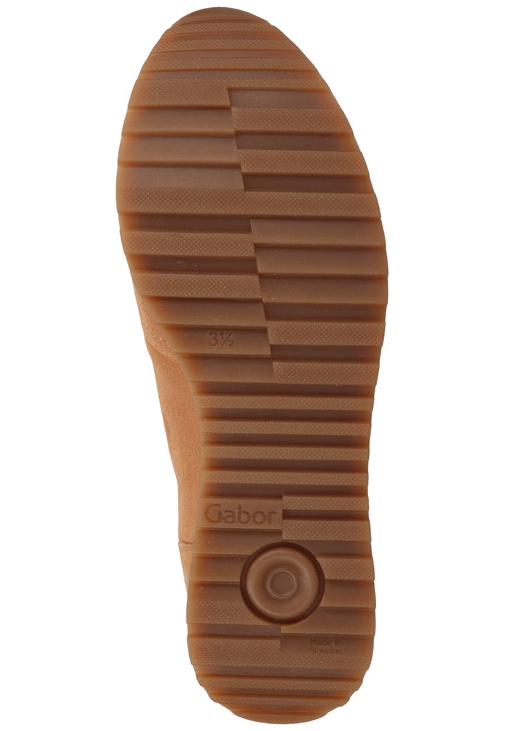 Gabor Sneaker Veloursleder Caramel - surf4shoes