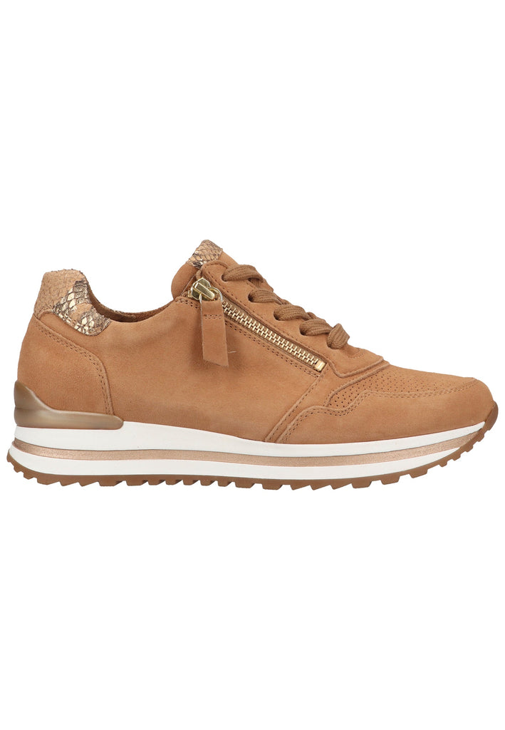 Gabor Sneaker Veloursleder Caramel - surf4shoes