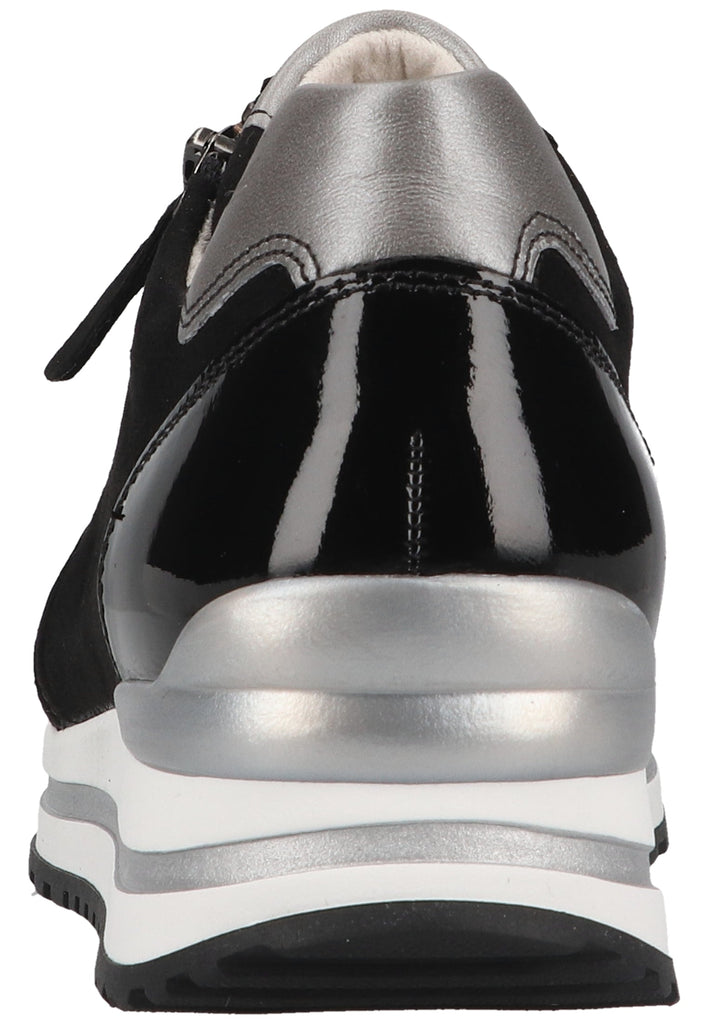Gabor Sneaker Veloursleder Schwarz/Grau - surf4shoes