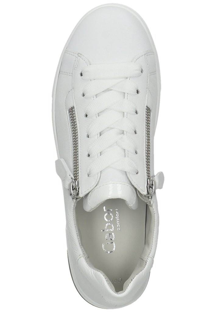 Gabor Sneaker Leder Weiß - surf4shoes