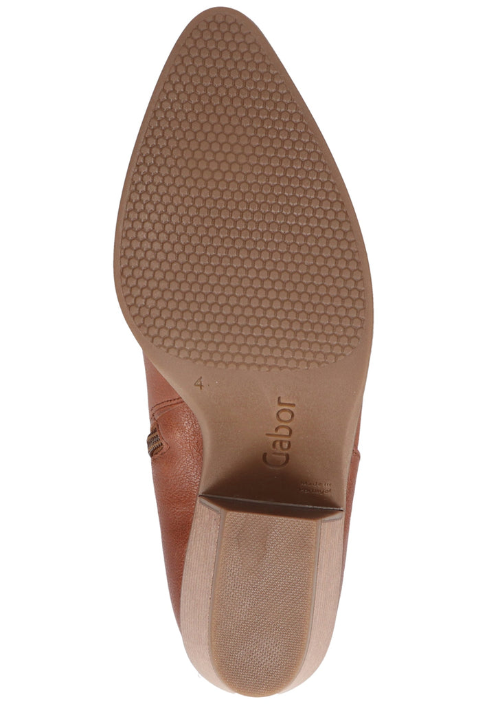 Gabor Stiefelette Nappaleder Cognac - surf4shoes