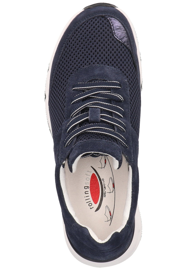 Gabor Sneaker Veloursleder/Mesh Marine - surf4shoes