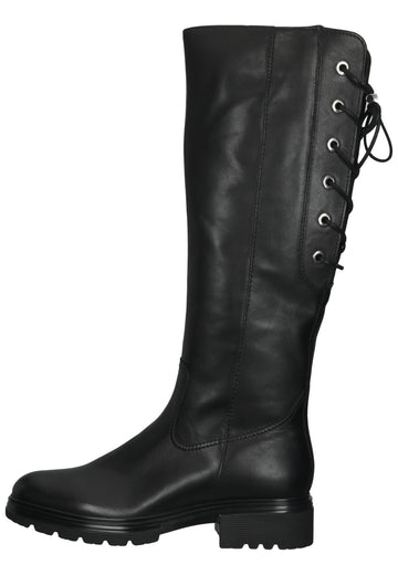 Gabor Stiefel Glattleder Schwarz - surf4shoes