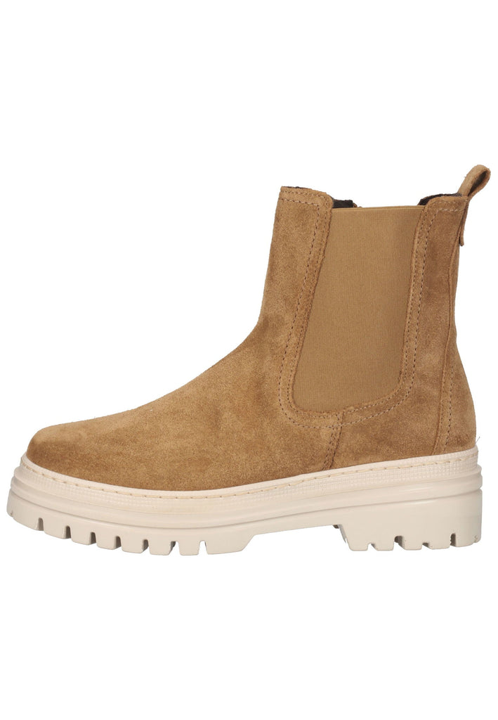 Gabor Stiefelette Veloursleder Hellbraun - surf4shoes