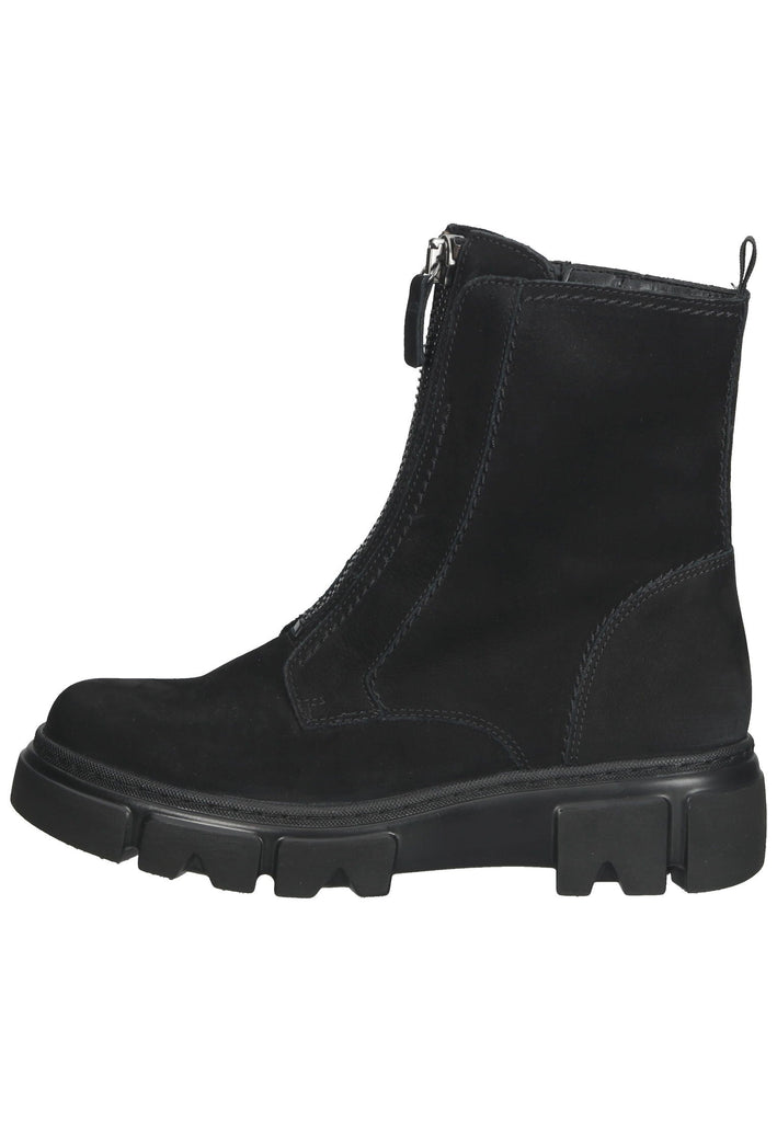 Gabor Stiefelette Leder Schwarz - surf4shoes