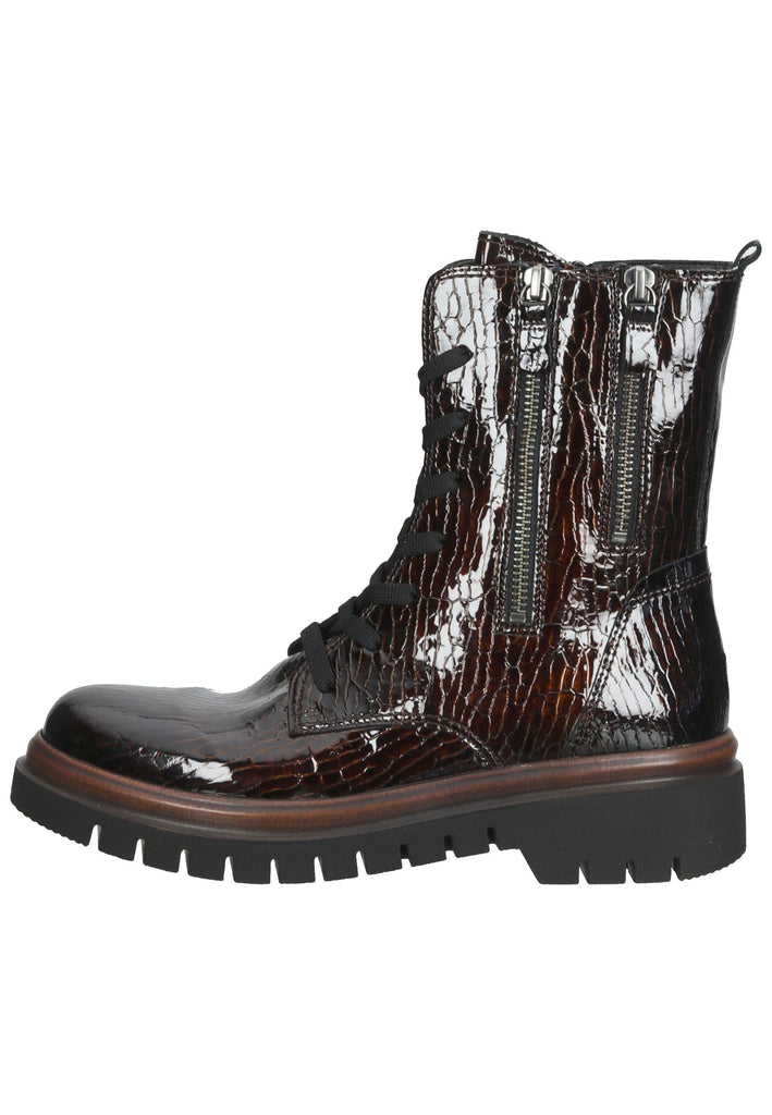 Gabor Stiefelette Leder Kastanie - surf4shoes