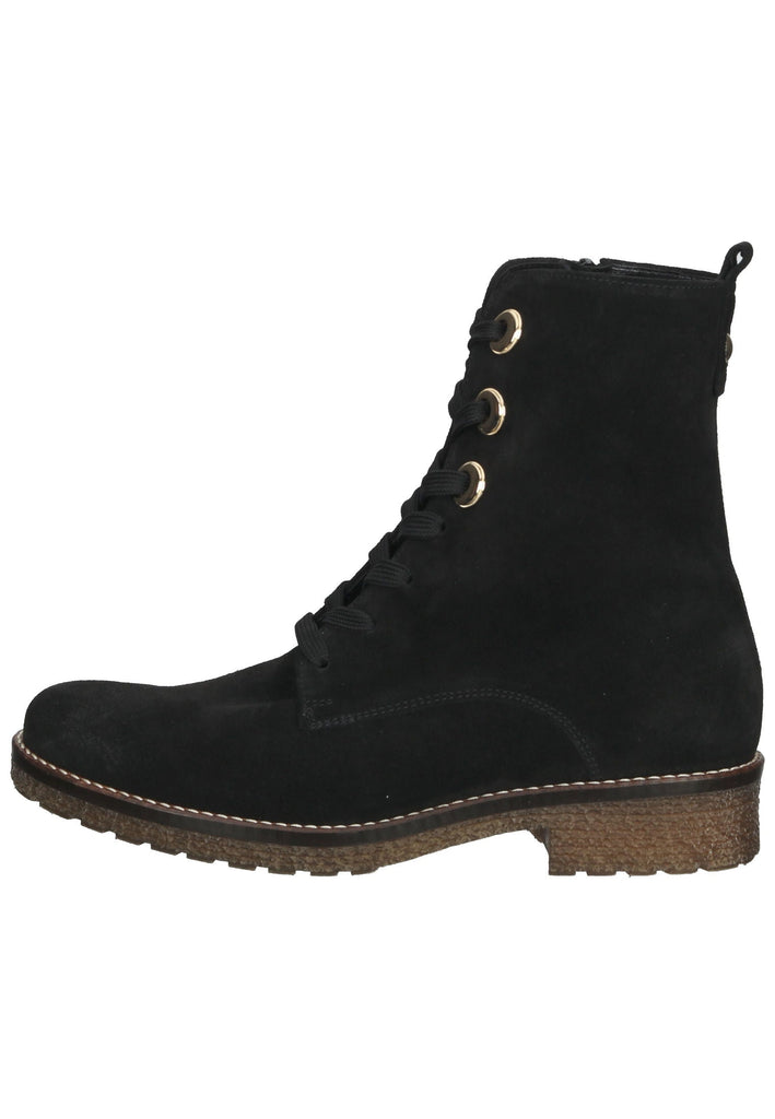 Gabor Stiefelette Leder Schwarz - surf4shoes