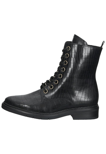 Gabor Stiefelette Leder Schwarz - surf4shoes