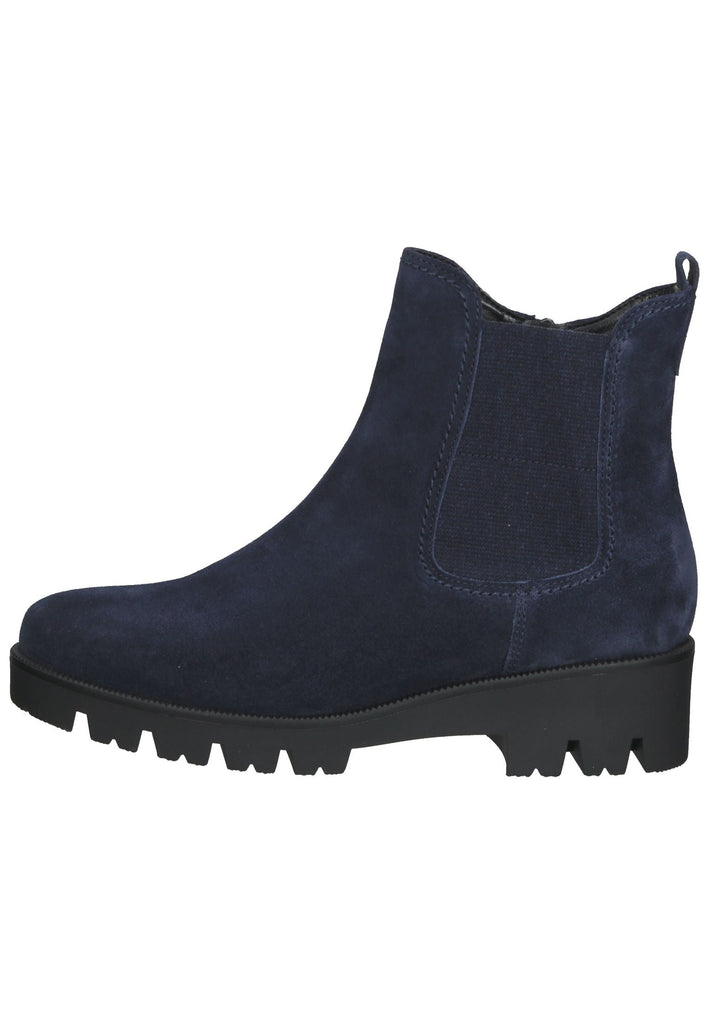 Gabor Stiefelette Veloursleder Marine - surf4shoes