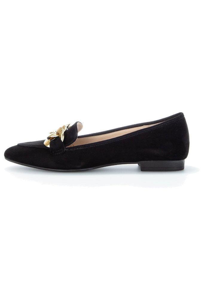 Gabor Ballerinas Leder Schwarz - surf4shoes