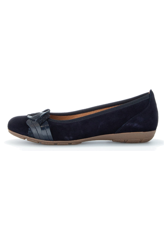 Gabor Ballerinas Nappaleder Atlantik - surf4shoes