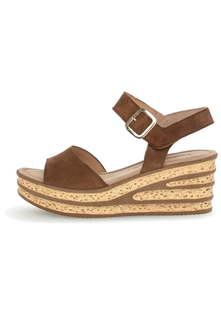 Gabor Sandalen Leder Whisky - surf4shoes