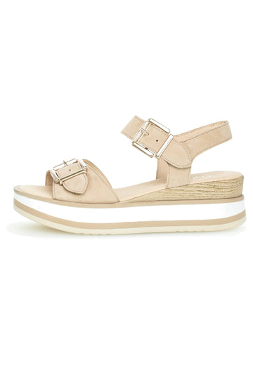 Gabor Sandalen Leder Desert - surf4shoes