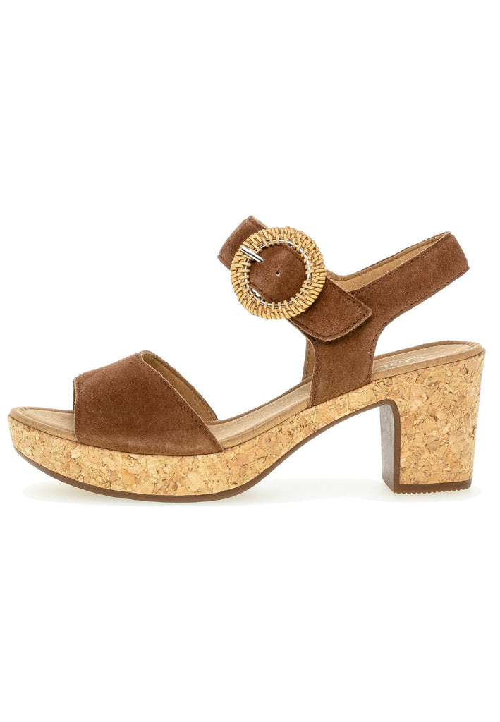 Gabor Sandalen Leder Whisky - surf4shoes