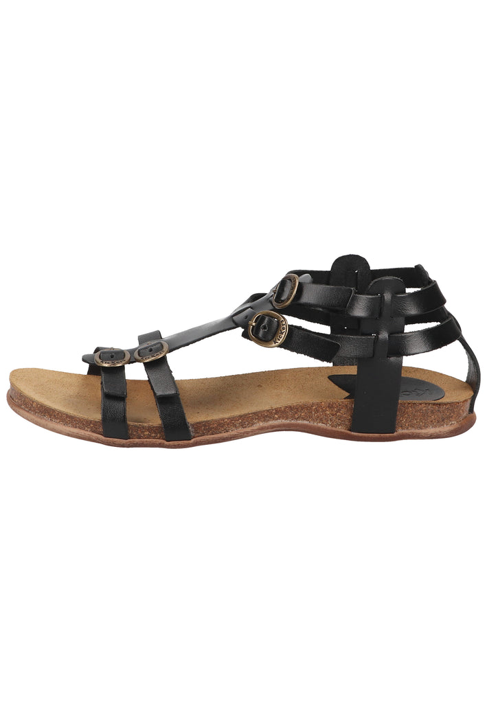 Kickers Sandalen Leder Schwarz - surf4shoes