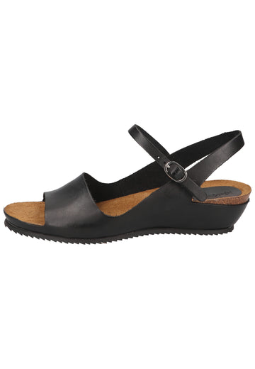 Kickers Sandalen Leder Schwarz - surf4shoes