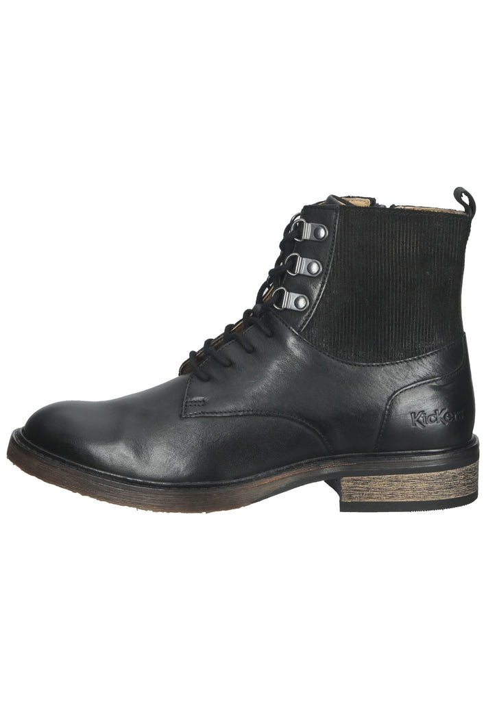 Kickers Stiefelette Leder Schwarz - surf4shoes
