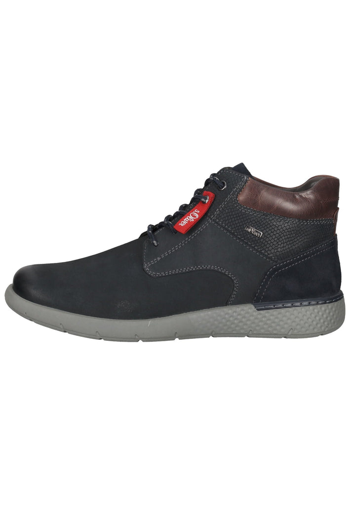s.Oliver Stiefelette Leder Navy - surf4shoes