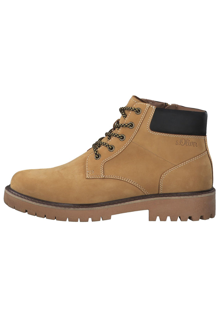 s.Oliver Stiefelette Leder/Textil Corn - surf4shoes