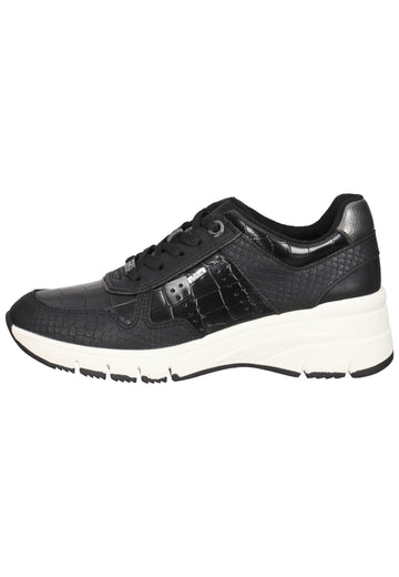 s.Oliver Sneaker Textil Schwarz - surf4shoes