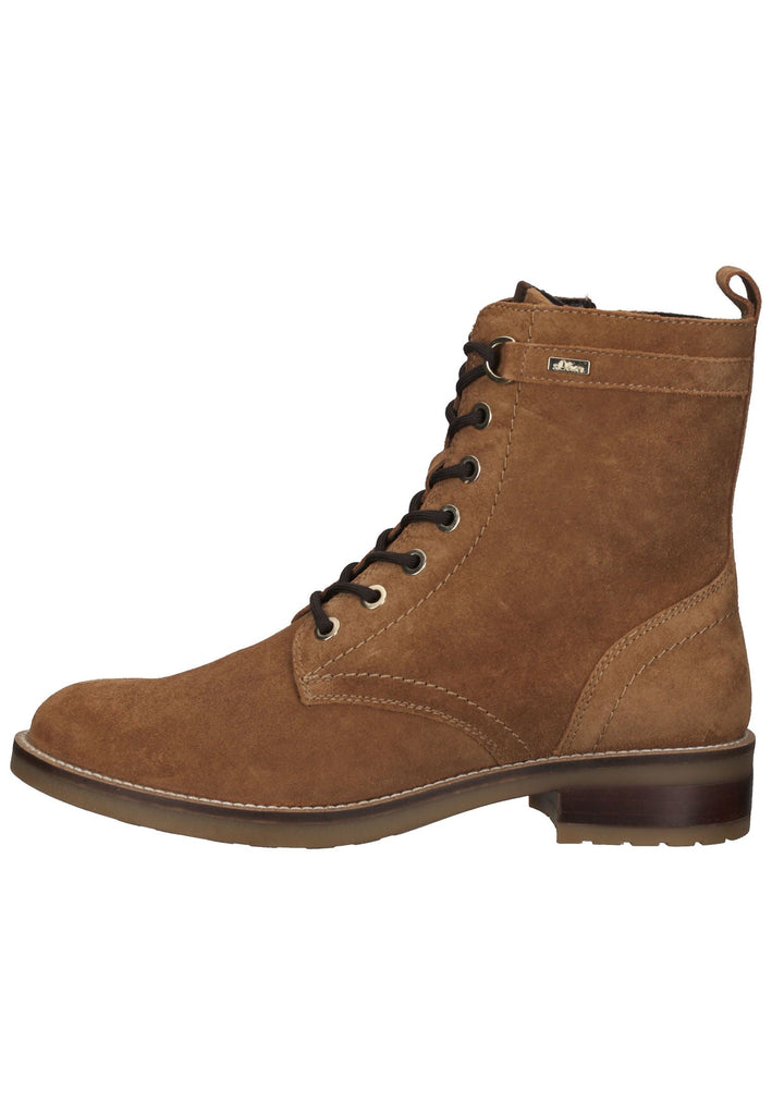 s.Oliver Stiefelette Leder Cognac - surf4shoes