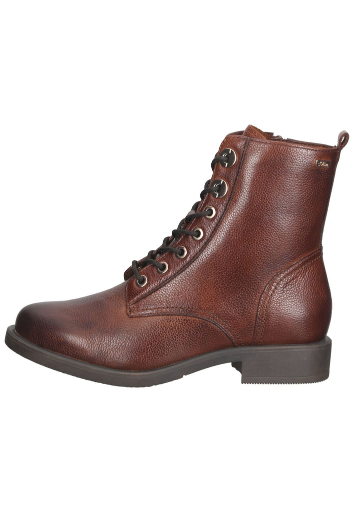 s.Oliver Stiefelette Leder Cognac - surf4shoes